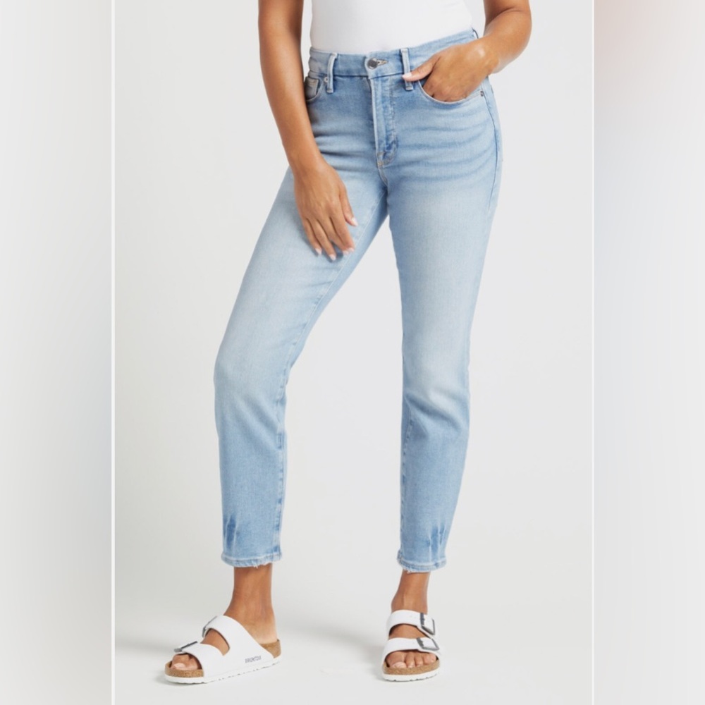 NWT Good American GOOD LEGS CIGARETTE JEANS size 2/26